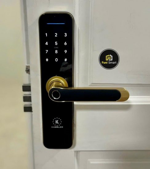 Hình ảnh chi tiết khóa cửa thông minh Kassler KL-668 Gold