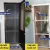 Cửa chống côn trùng inox cánh đóng mở inox 304